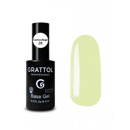 Camouflage base Grattol No. 26, 9 ml