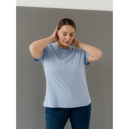 Women's T -shirt Bene, size 56, blue color-1