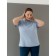 Women's T -shirt Bene, size 56, blue color