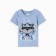 T -shirt for a boy, blue color, height 80 cm