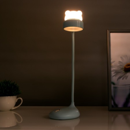 Sensory table lamp 16753/1 LED 2W 6000K USB AKB Blue 9x11x38 cm Risalux-3