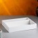 Kashpo wooden 25.5 × 20 × 4.5 cm "Makarunas", white give beautifully