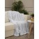 Buenas noches blanket, size 220x240 cm, gray color