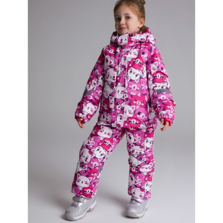 Winter kit for the girl PlayTode: jacket and semi -combineson, height 98 cm-4