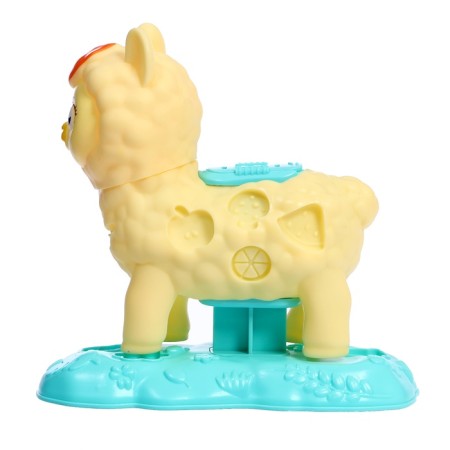 Euryki set for playing with plasticine "Honey Lama", 6 jars of plasticine-3