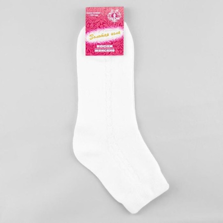 Women's socks, white color, size 23-2
