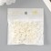 Beads for creativity plastic "Pearls" set of 50 pcs white 1.6x1.2x0.5 cm