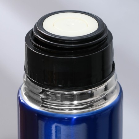 Thermos Mode Forrest, embossed, 500 ml, blue, retains heat 10-12 hours-4