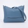 Bag Cross-Bodi with a zipper, blue color