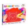 The training tablet "Magnetic drawing", the color is red, 375 holes