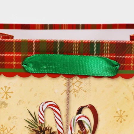 Gift, laminated, "mittens", 18 x 23 x 10 cm-3