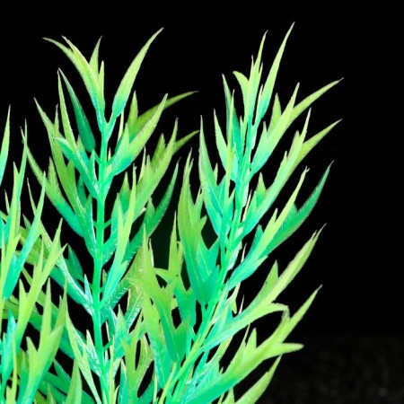 The plant is artificial aquarium, luminous, 20 cm, green-1
