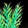 The plant is artificial aquarium, luminous, 20 cm, green