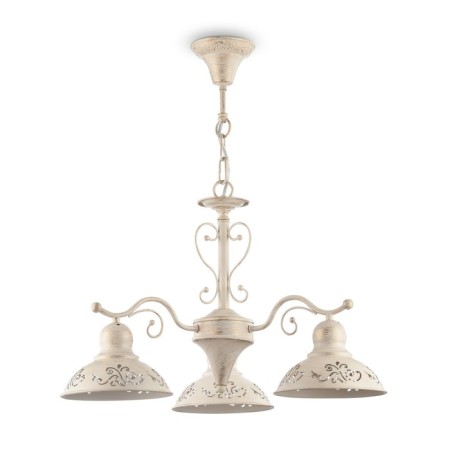Caustra Freya Fr2566-PL-03-WG Benoit, 570x570x1535 mm, E27, 3x60W, cream color with gold-2