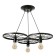 Lamp "Wheel" 3HE27 40W Black 60x30x10-110 cm Bayerlux