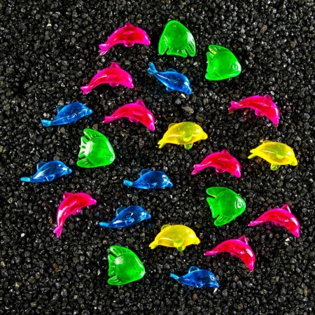 Decor for the Aquarium "Fish", 60 g, mix