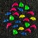 Decor for the Aquarium "Fish", 60 g, mix