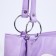 Bag-shop with zipper color purple
