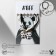 Bracelets "Demetrons" Panda and legs, black and white color, d = 6 cm