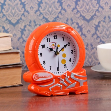 Clock - HELP BAST BASTBOL, discrete move, di -8 cm dial, 14 x 12 cm, aa-4