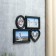 Photo frame plastic in 4 photos black 25.5x30 cm (10x15cm 9x9 cm 6.5x9 cm)