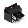 Key switch with backlighting is single, red