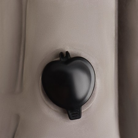 Inflatable pillow, 50 × 35 × 30 cm, in a case, color gray color-5