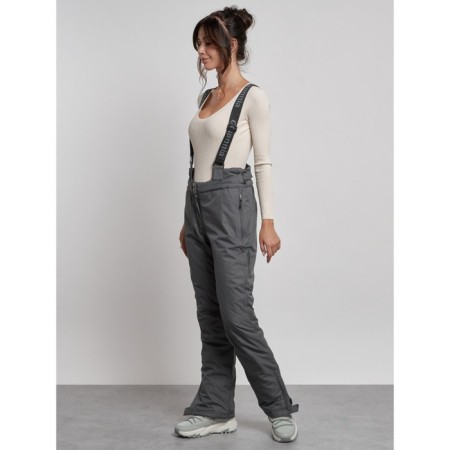 Semi -combinezone ski insulated female winter, size 44, color gray color-1