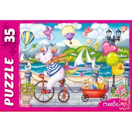 Puzzle "wonderful unicorns", 35 elements-3