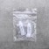 Holder for dental brushes wall, Accoona A11004, 2 glasses, glass, color chromium