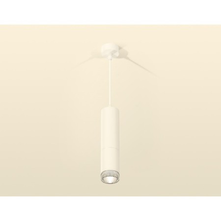 A set of suspended lamp with composite crystal Ambrella Light, Techno, XP6312001, GU5.3, Color White Sand-1