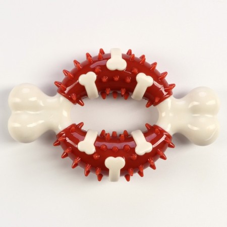 Dog toy "bone" Pijon Premium, 12.5 cm, tpr+nylon-1