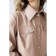 Artificial leather shirt, size 50