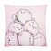Pillowcase decorative Ethel "cats" 40x40 cm, 100% p/e, velor