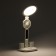 Clock - electronic lamp: calendar, thermometer, organizer, fan, 7 watts, 3 modes, USB