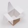 Folding box with a window, craft, 15 x 15 x 18 cm