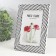 Photo frame plastic 10x15 cm "Black lines on white" 18.5x13.5 cm