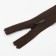 Lightning secret, No. 3, non -proceeding, locking machine, 60 cm, brown color