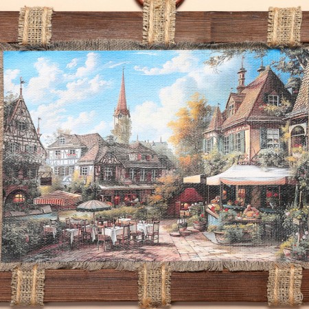 Souvenir Scroll "Veranda by the River"-2