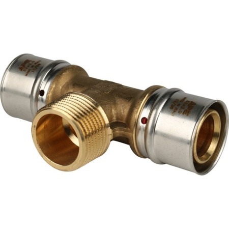 STOUT SFP-0008-320132, D = 32 x 1 "x 32 mm, external threads, brass