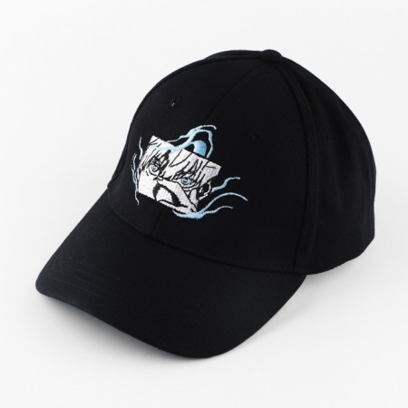 Male cap "anime", black color, rr 56-2
