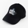 Male cap "anime", black color, rr 56
