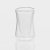 Glass glass with double walls "Duo", 70 ml, 6 × 6 × 9 cm