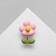 Brooch "Flower" is simple, colored in gold