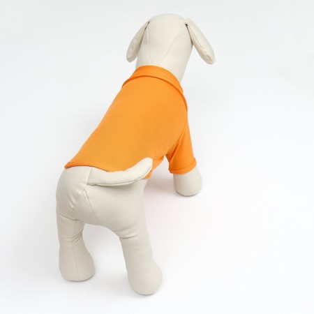 Animal T-shirt for animals, M (DS 30, OG 40, Osh 27 cm), Orange-3
