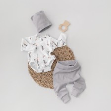 Комплект детский KinDerLitto «Крошки-горошки-3», 3 предмета, принт горошки, рост 68-74 см
