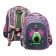 School backpack 40 x 33 x 15 cm, ergonomic back, Across 410, gray/pink ACR23-410-1
