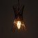 Lamp Bayerlux "Sencha" E27 40W gold 14x14x25-125 cm