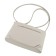 Female bag, artificial leather, beige 24x6x15 cm