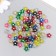 A set of beads for creativity plastic "Star with a rhinestone" 0.4x1x1 cm 20 g
